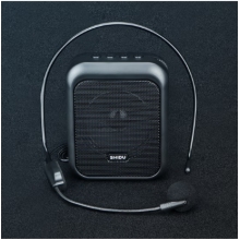 十度（ShiDu） M100 小蜜蜂擴音器教師教學上課專用上課導游便攜式播放機送話器叫賣機喇叭帶藍牙 經(jīng)典黑